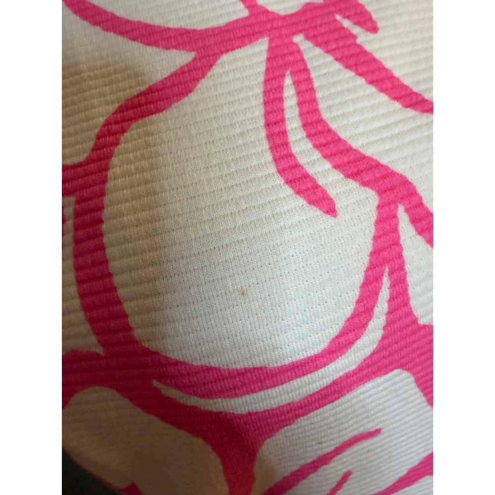 Lilly Pulitzer Bella Dress Strike a Posie Pink Floral Fit Flare M - Picture 6 of 11